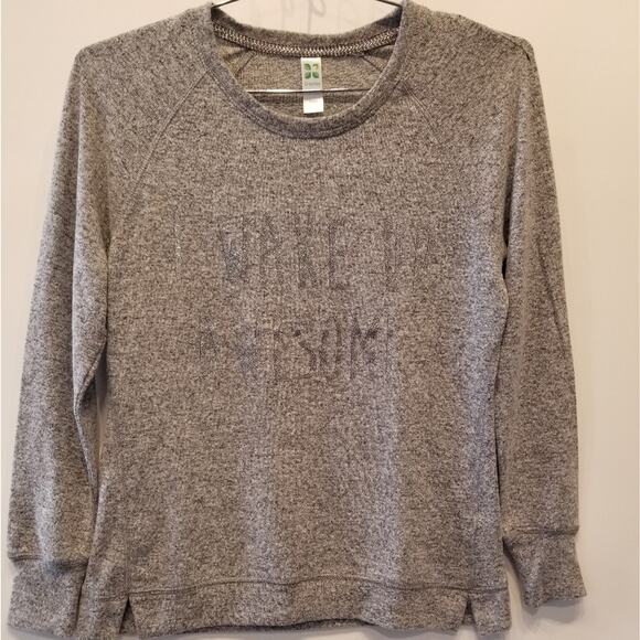 NEW- 'I Wake Up Awesome' Soft Sweatshirt *New* - Picture 1 of 3